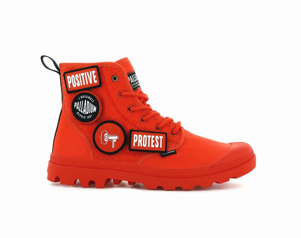 Palladium Pampa Hi Change Damen Stiefel Orange ||519247-JQW||